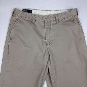 Polo by Ralph Lauren Preston Pant Kaki Tan Cotton Men Dress Pant Size 34/30